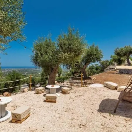 别墅 Trullo Monte Cannone Con Piscina