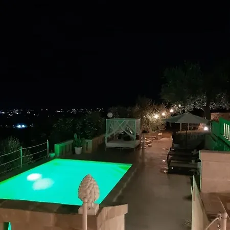 别墅 Trullo Monte Cannone Con Piscina