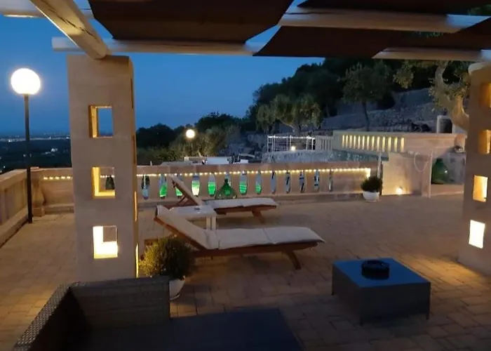 Trullo Monte Cannone Con Piscina Вилла Cocolicchio